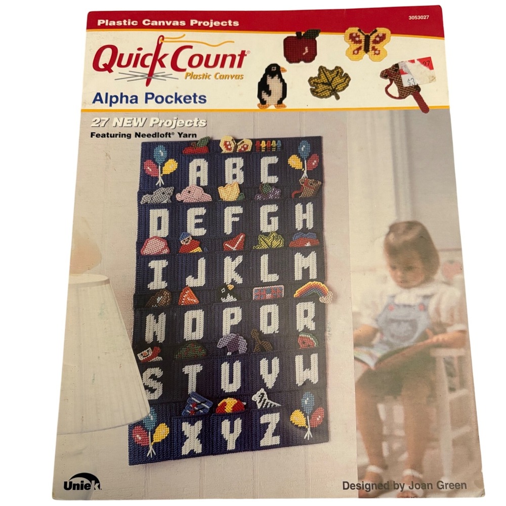 3 Quick Count Plastic Canvas Project Books Alpha Pockets Southwest Quick Easy - Picture 5 of 16